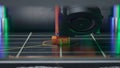 A 3D printer masterfully brings to life a spare part of your order. The process of printing a part on a 3D printer