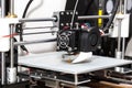 3d printer mechanism working Royalty Free Stock Photo