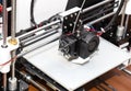 3d printer mechanism working Royalty Free Stock Photo