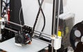 3d printer mechanism working yelement design Royalty Free Stock Photo