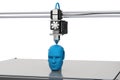 3d printer print robot model Royalty Free Stock Photo