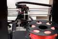 3d printer printing. Close up process of new printing technology Royalty Free Stock Photo