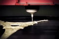 3d printer that printing a liquid dough