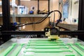 3d printer printing prototype from eco-friendly biodegradable filament