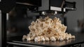 3D Printer Creating Complex Structure with Support Material Royalty Free Stock Photo