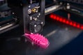3D printer during work Royalty Free Stock Photo
