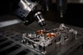 3d printing and additive manufacturing robot manipulating metal parts and components