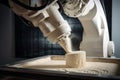 3d printing and additive manufacturing robot mixing different types of materials to create new products
