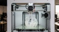 3D Printing a Complex Design Royalty Free Stock Photo