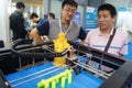 3D printing equipment in operation