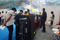 3D printing equipment in operation