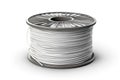 3d printing filament spool isolated on transparent background