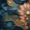 Biomimicry-inspired Deep Learning Background With Lace Patterns