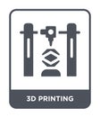 3d printing icon in trendy design style. 3d printing icon isolated on white background. 3d printing vector icon simple and modern Royalty Free Stock Photo