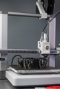 3D printing machine, 3D printer prints a new model Royalty Free Stock Photo