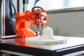 3d printing robot, working with precision to create part of new product