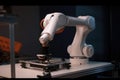 3d printing robot, working with precision to create part of new product