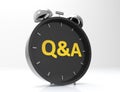 3D Question Answer Royalty Free Stock Photo