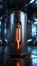 3D quick charge battery meets futuristic tech backdrop in stunning 3D render