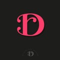 D and R combined letters, the initial of beautiful letters.