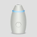 3d realistic air humidifier. Air cleaning and humidifying device for the house. Modern purifier