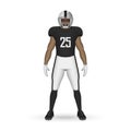 3D realistic American football player