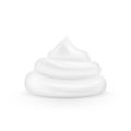 3d realistic Cream isolated on white background. Vector illustration.