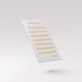 3d realistic documents icon. Paper sheets. Vector illustration