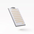 3d realistic documents icon. Vector illustration