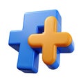 3D Realistic Location Map Pin Icon