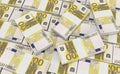 200 Euro Money. euro cash background. Euro Money Banknotes