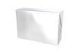 Render of isolated paper wrap box with shadow,butter, spread, soap mock up on white background. Royalty Free Stock Photo