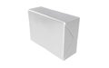 Render of isolated paper wrap box with shadow,butter, spread, soap mock up on white background. Royalty Free Stock Photo