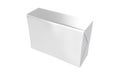 Render of isolated paper wrap box with shadow,butter, spread, soap mock up on white background. Royalty Free Stock Photo