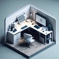 Versatile and Polished 3D Realistic Rendering and Modern Minimalism in Isometric Art Style for a Range of Industries