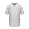 realistic shirt template for american football jersey