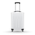 3D Realistic suitcase vector for travel