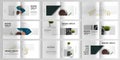 3d realistic vector layout of cover mockup design templates for bifold square brochure, cover design, book design