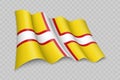 3D Realistic waving Flag of Dorset is a county of England