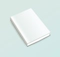 3D Realistic White Book Cover Blank Mockup Template Office E-Book Brochure Business Presentation Illustration Royalty Free Stock Photo