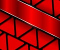 3D red background  with perforated abstract pattern Royalty Free Stock Photo