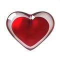 3D Red Heart