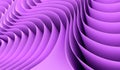 3D render abstract background of smooth lines of spline purple waves Royalty Free Stock Photo