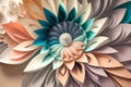 3d render, abstract background, spiral pattern, computer generated images Royalty Free Stock Photo