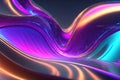 3d render, abstract fluid background, ai generative Royalty Free Stock Photo