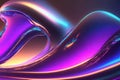 3d render, abstract fluid background, ai generative Royalty Free Stock Photo