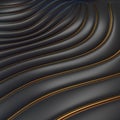 Abstract geometric wavy folds background