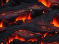3d render of abstract lava flow background