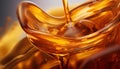 3d render, abstract liquid background, honey flow, liquid splash, liquid drop, liquid flow