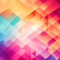 3d render, abstract polygonal colorful crystal background. Royalty Free Stock Photo